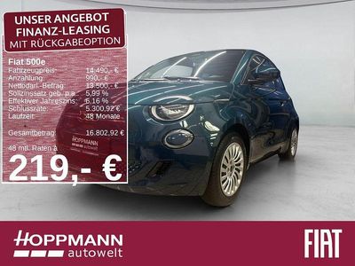 Gebraucht Fiat 500e Action 69 kW (95 PS) 2022 Grün Limousine