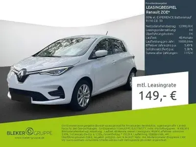 Begagnad Renault Zoe Experience 80 kW (109 HK) 2022 Vit Halvkombi