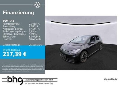 Usata VW ID.3 Pro 107 kW (146 CV) 2022 Grigio Utilitaria