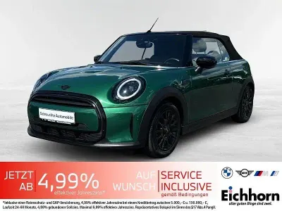Gebraucht Mini Cooper Cabriolet 136 PS (100 kW) 2023 British racing green metallic Cabrio