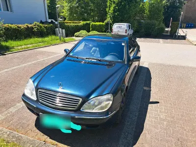 Używany Mercedes S500 306 KM (225 kW) 2001 Czarny Sedan/Limuzyna