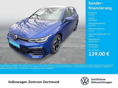 Gebraucht VW Golf VIII R-line 150 PS (110 kW) 2025 Lapiz blue metallic Limousine
