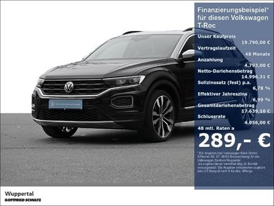 gebraucht VW T-Roc 1.6 TDI Style LED NAVI PANO STANDHZG SHZ PDC LM ZV