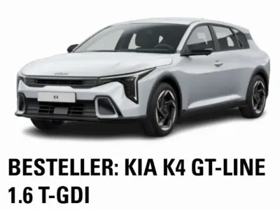 Neu Kia K4 GT-Line 150 PS (110 kW) 2026 Stahl grau Limousine