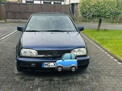 Brugt VW Golf Cabriolet 75 HK (55 kW) 1995 Sort Cabriolet