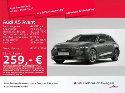 Gebraucht Audi A5 204 PS (150 kW) 2025 Chronosgrau metallic Kombi