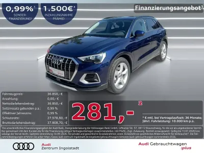 Gebraucht Audi Q3 Advanced Plus 150 PS (110 kW) 2025 Navarrablau metallic SUV