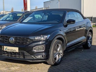 Gebraucht VW T-Roc Cabriolet R-line 150 PS (110 kW) 2020 Schwarz Cabrio