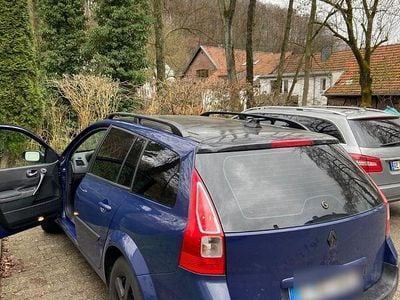 Gebraucht Renault Mégane GrandTour Authentique 111 PS (81 kW) 2008 Blau Kombi