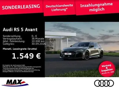 Neu Audi RS5 Sport 639 PS (469 kW) 2026 Grün Kombi