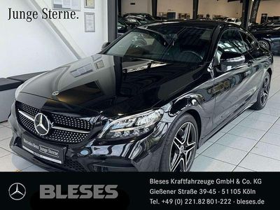 Lack obsidianschwarz Gebraucht 2020 Mercedes C180 AMG Coupé | 32.900 € (Etwas zu teuer)