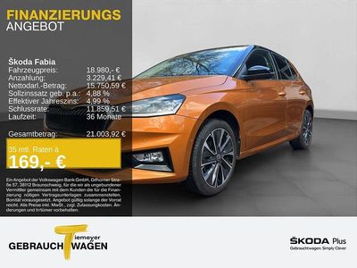 Usata Skoda Fabia First Edition 110 CV (80 kW) 2022 Arancione Utilitaria