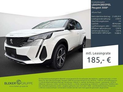 Gebraucht Peugeot 3008 Allure 131 PS (96 kW) 2023 Weiß SUV