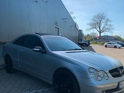 Brugt Mercedes CLK240 170 HK (125 kW) 2005 Sølv Coupe