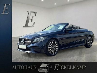 Usata Mercedes C200 AMG 184 CV (135 kW) 2019 Blu Cabrio