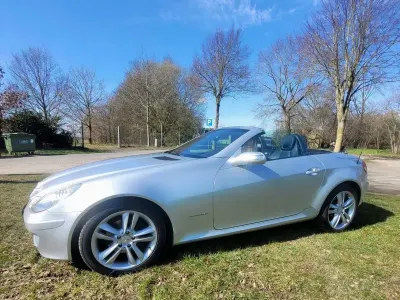 Gebraucht Mercedes SLK200 163 PS (119 kW) 2005 Silber Cabrio