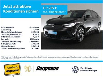Gebraucht VW ID.4 Pro Performance 150 kW (204 PS) 2022 Grenadillschwarz metallic (metallic) SUV