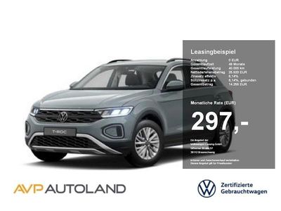 Gebraucht VW T-Roc Life 116 PS (85 kW) 2024 Petroleum blue SUV