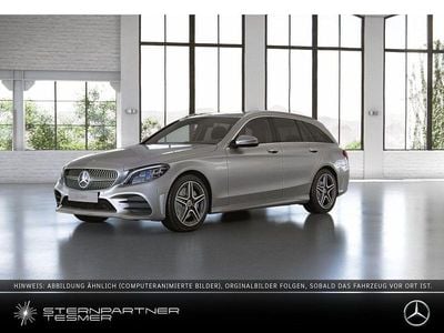 Silber Gebraucht 2021 Mercedes C300 AMG Limousine | 33.790 € (Fairer Preis)