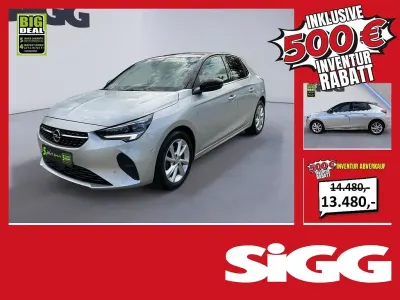 Gebraucht Opel Corsa Elegance 101 PS (74 kW) 2023 Aluminium silb/kristall silb Kleinwagen