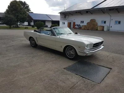 Gebraucht Ford Mustang 200 PS (147 kW) 1965 Weiß Cabrio