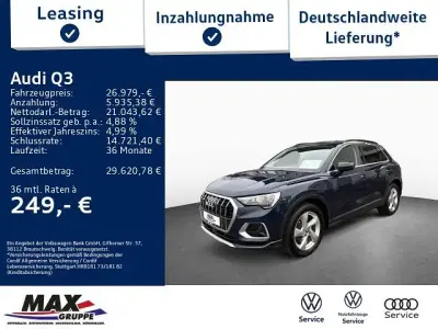 Brugt Audi Q3 Advanced 190 HK (139 kW) 2019 Blå SUV