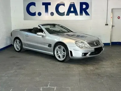 Gebraucht Mercedes SL55 AMG AMG 500 PS (367 kW) 2004 Silber Cabrio