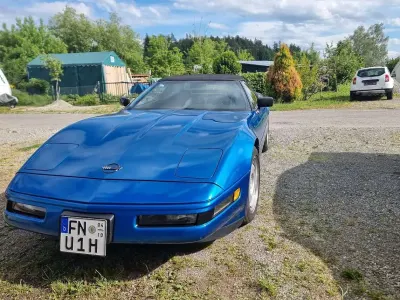 Gebraucht Corvette C4 306 PS (225 kW) 1992 Blau Cabrio
