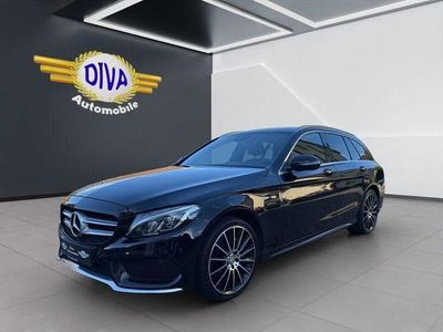 Usata Mercedes C220 AMG line 170 CV (125 kW) 2016 Nero Berlina