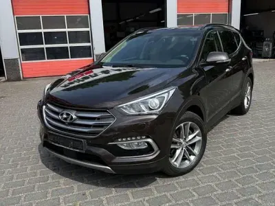Gebraucht Hyundai Santa Fe Premium 200 PS (147 kW) 2017 Tan brown / mic SUV