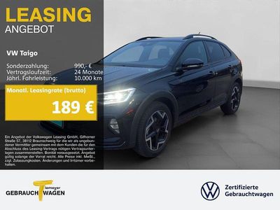 Schwarz Gebraucht 2025 VW Taigo R-line SUV | 26.990 € (Fairer Preis)