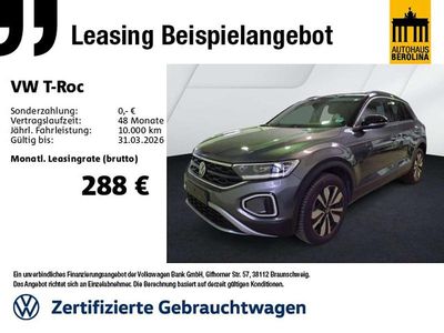 Gebraucht VW T-Roc Goal 150 PS (110 kW) 2025 Grau SUV