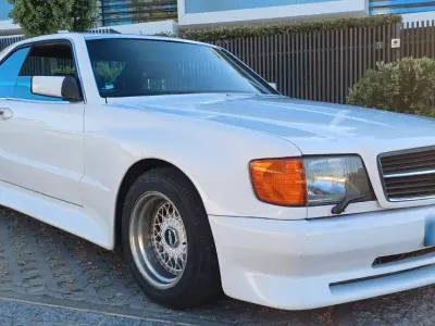 Gebraucht Mercedes 380 204 PS (150 kW) 1985 Weiß Coupé