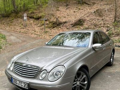 Brugt Mercedes E200 Elegance 163 HK (119 kW) 2003 Sølv Sedan