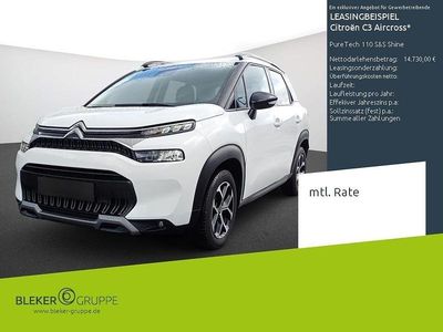 Gebraucht Citroën C3 Aircross Shine 110 PS (80 kW) 2023 Weiß SUV