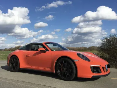 Gebraucht Porsche 911 Targa 4 450 PS (330 kW) 2018 Orange Cabrio