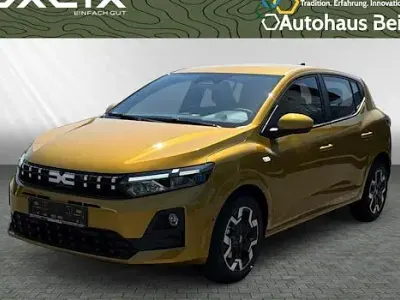 Neu Dacia Sandero Journey 122 PS (89 kW) 2026 Gelb Limousine