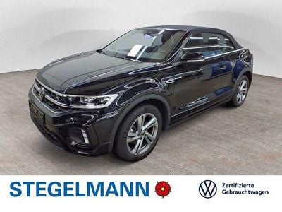 Gebraucht VW T-Roc Cabriolet R-line 150 PS (110 kW) 2025 Schwarz Cabrio