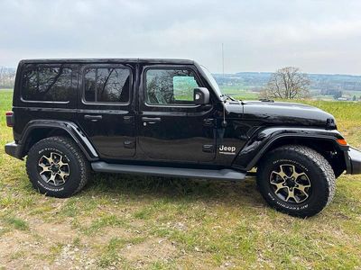 Gebraucht Jeep Wrangler Unlimited Sahara 271 PS (199 kW) 2021 Schwarz SUV