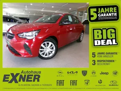 Gebraucht Opel Corsa Edition 75 PS (55 kW) 2023 Chilli rot/spiegel schwarz lackiert Kleinwagen