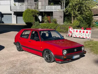 Brugt VW Golf II 75 HK (55 kW) 1990 Rød Hatchback