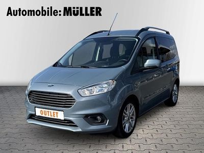 Gebraucht Ford Tourneo Courier Titanium 101 PS (74 kW) 2019 Metallblau metallic Van / Kleinbus