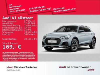 Gebraucht Audi A1 Basis 116 PS (85 kW) 2025 Pfeilgrau perleffekt Limousine
