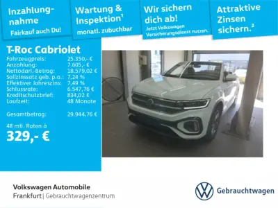 Gebraucht VW T-Roc R-line 150 PS (110 kW) 2022 SUV