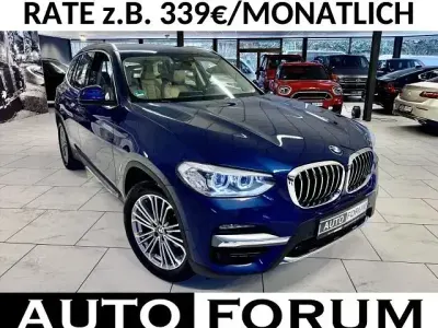 Brugt BMW X3 Luxury Line 190 HK (139 kW) 2020 Blå SUV