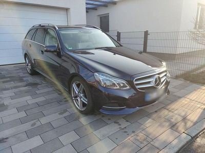 Usata Mercedes E350 Avantgarde 258 CV (189 kW) 2013 Blu Station wagon
