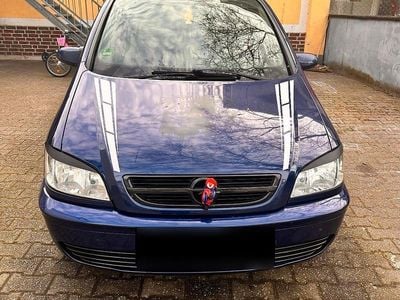 Gebraucht Opel Zafira Njoy 125 PS (91 kW) 2005 Blau Van / Kleinbus