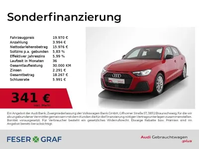 Usata Audi A1 Sportback Basis 95 CV (69 kW) 2025 Rosso Utilitaria