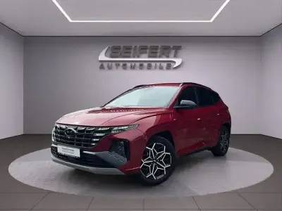 Gebraucht Hyundai Tucson N Line 265 PS (194 kW) 2022 Sunset red / mic SUV