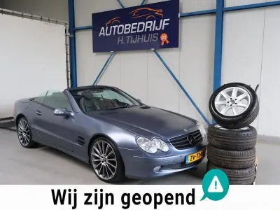 Gebraucht Mercedes SL500 306 PS (225 kW) 2002 Silber Cabrio
